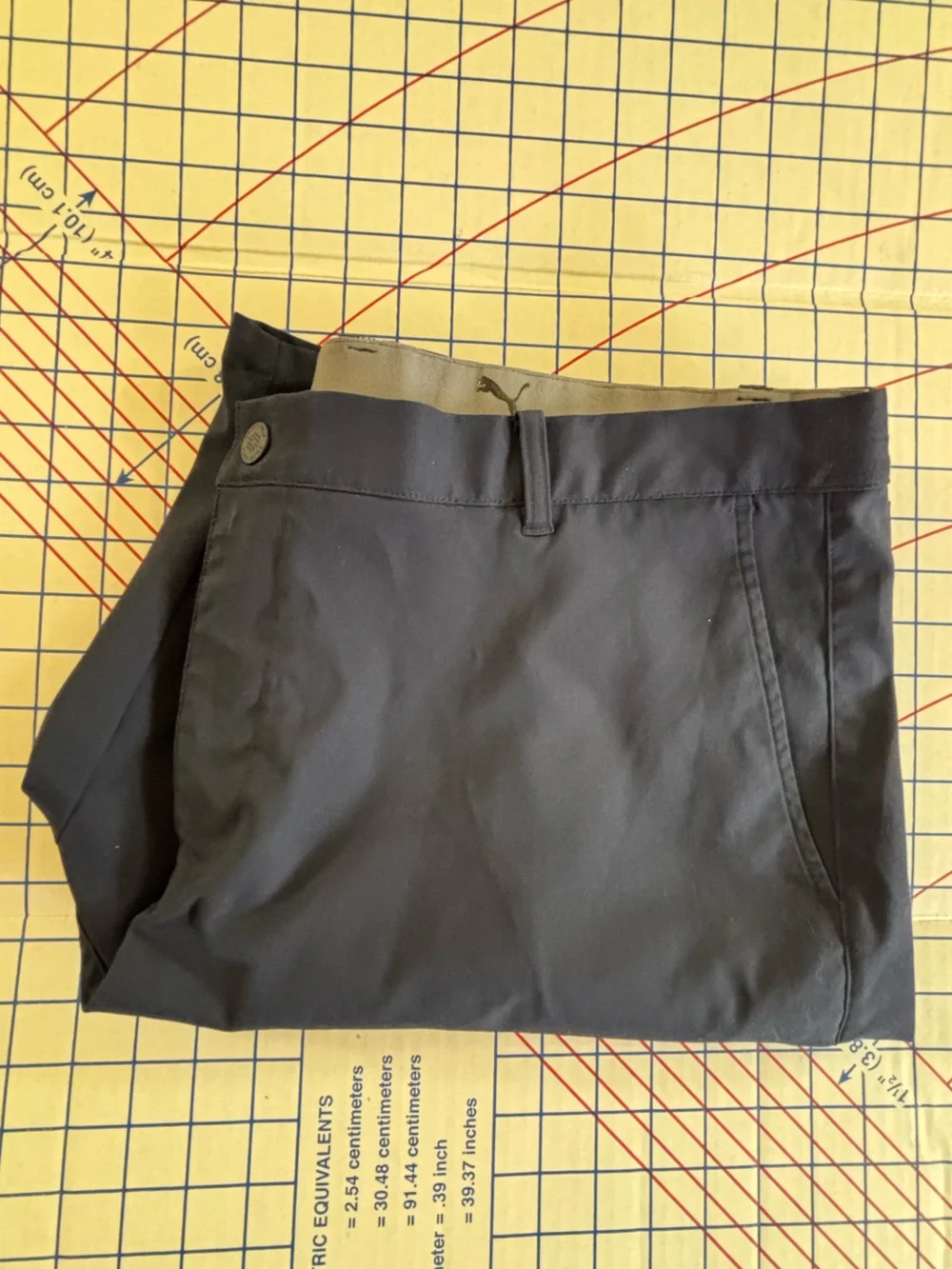 Puma Golf Performance Fit Flexible Flat Front Navy Golf Shorts